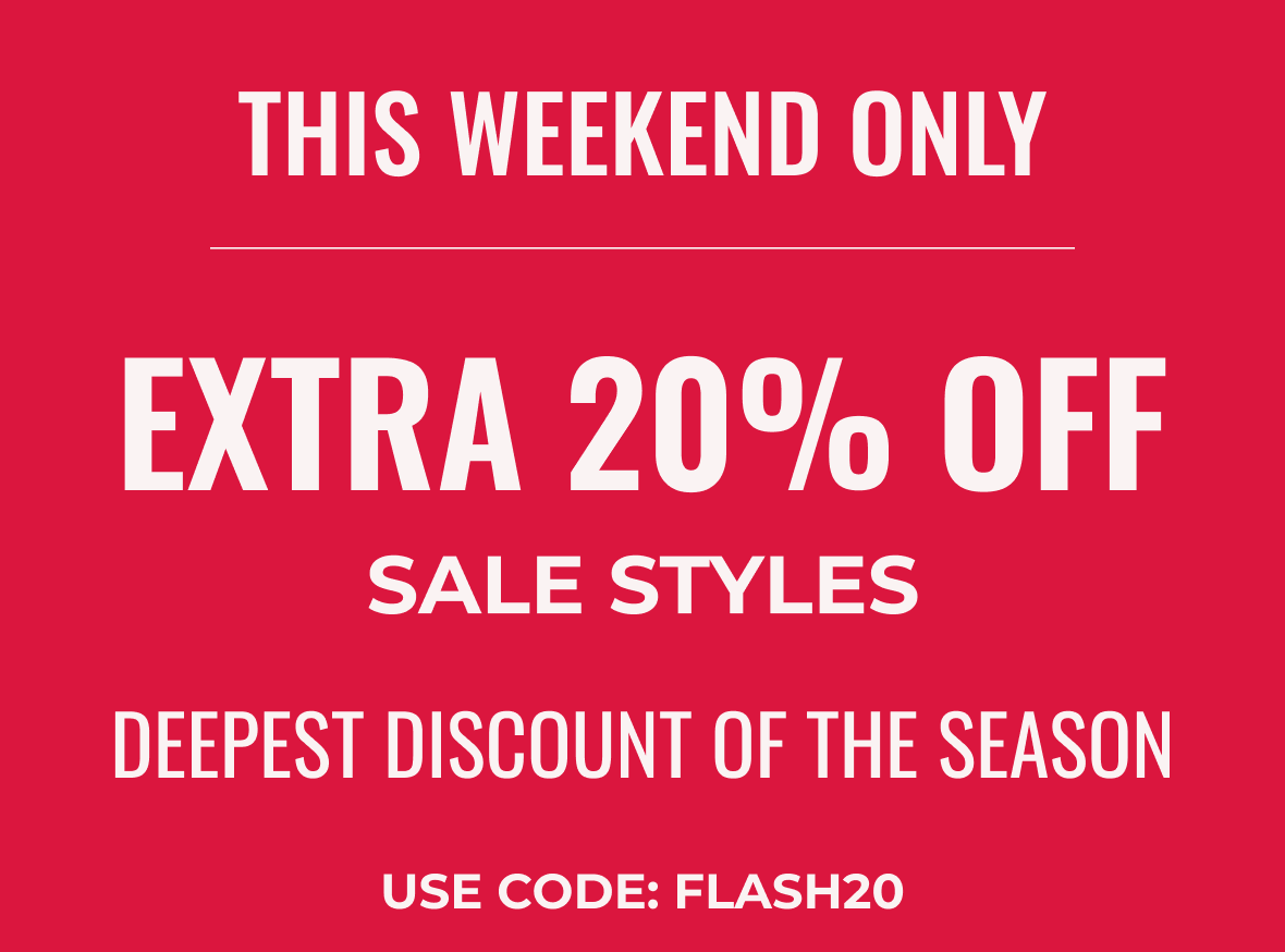 Extra 20% off Sale Styles / FLASH20