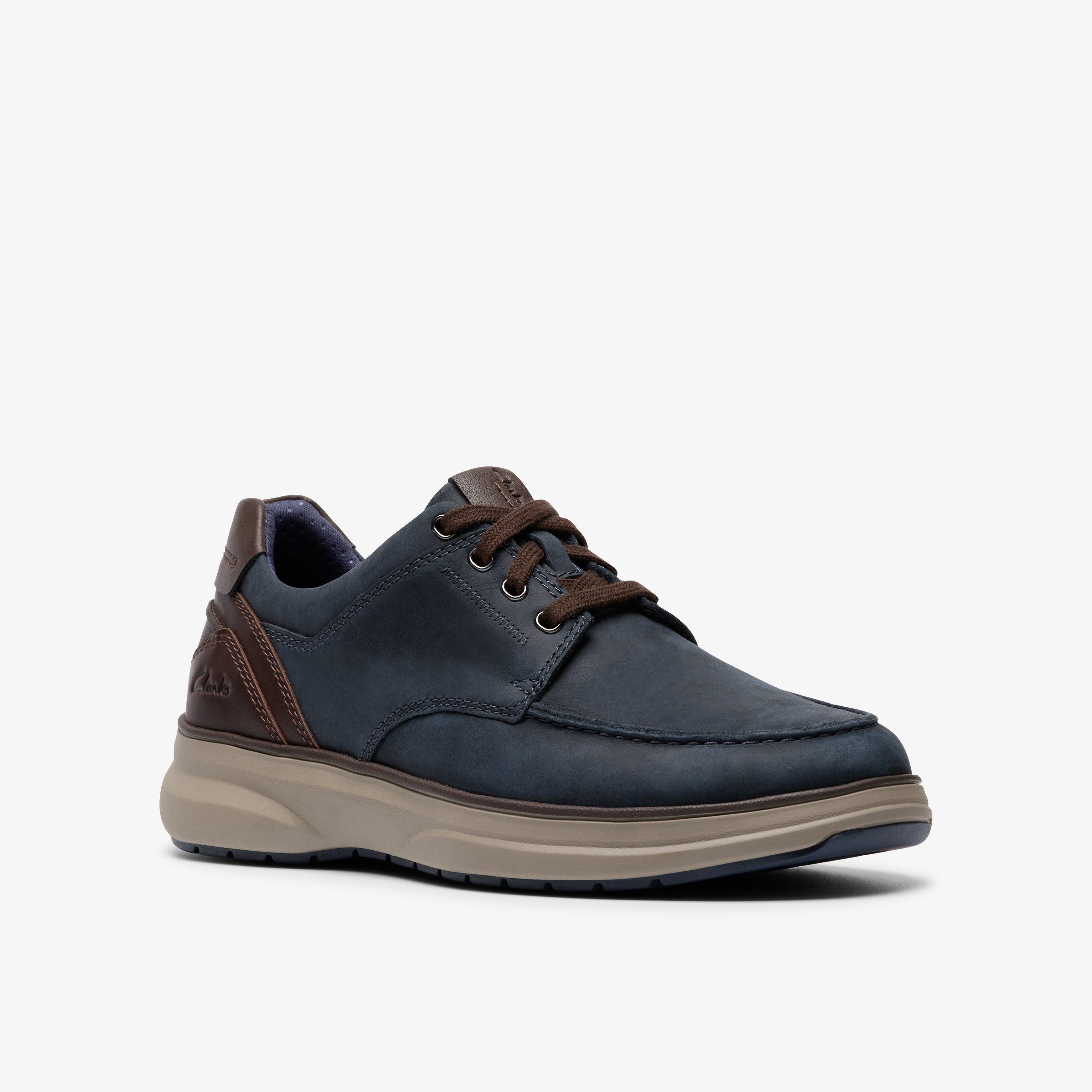 Shop Mullan Moc Navy Leather