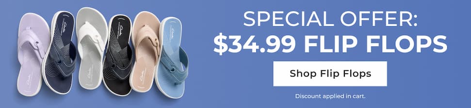 Special Offer: Flip Flops for $34.99