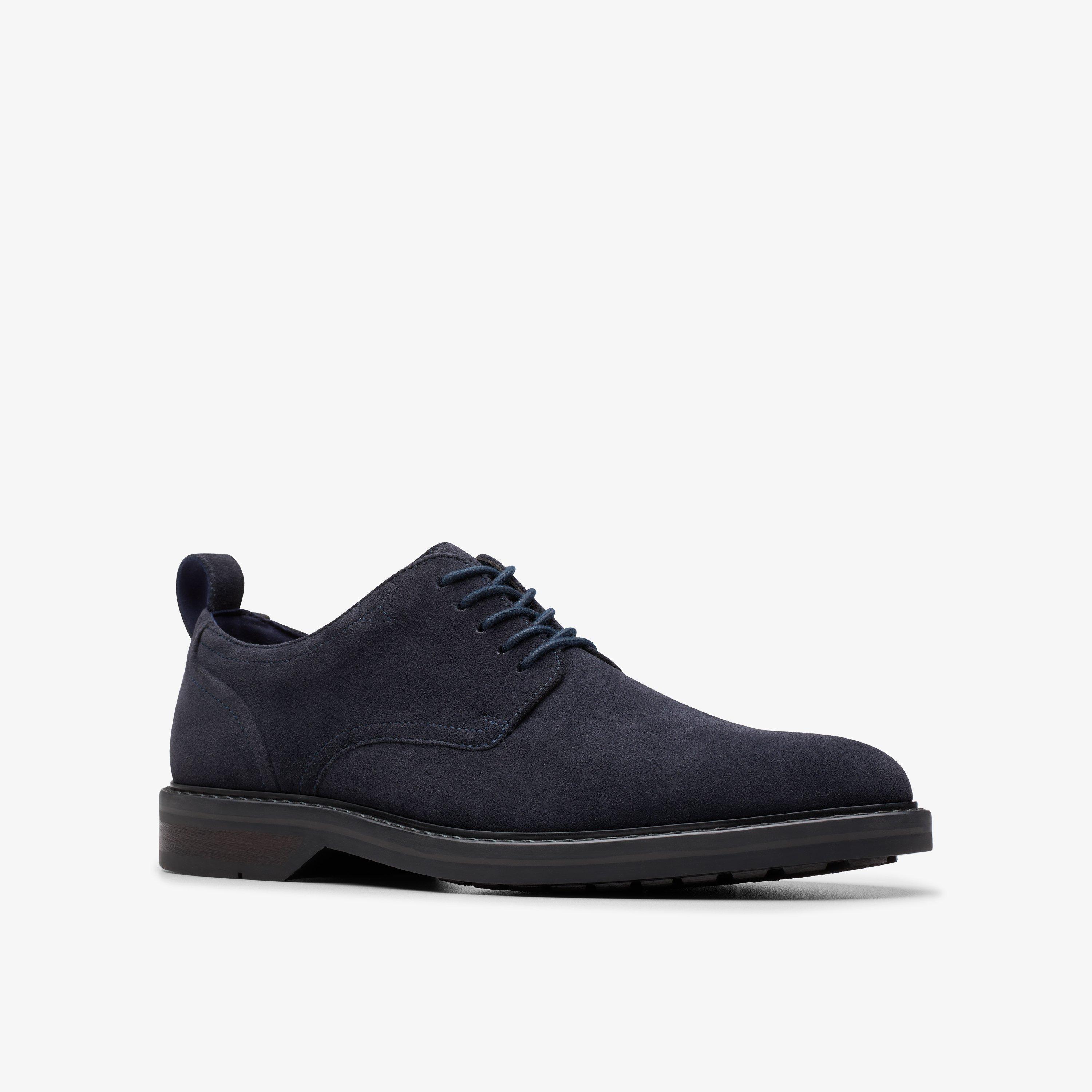 Shop Aldwin Lace Navy Suede