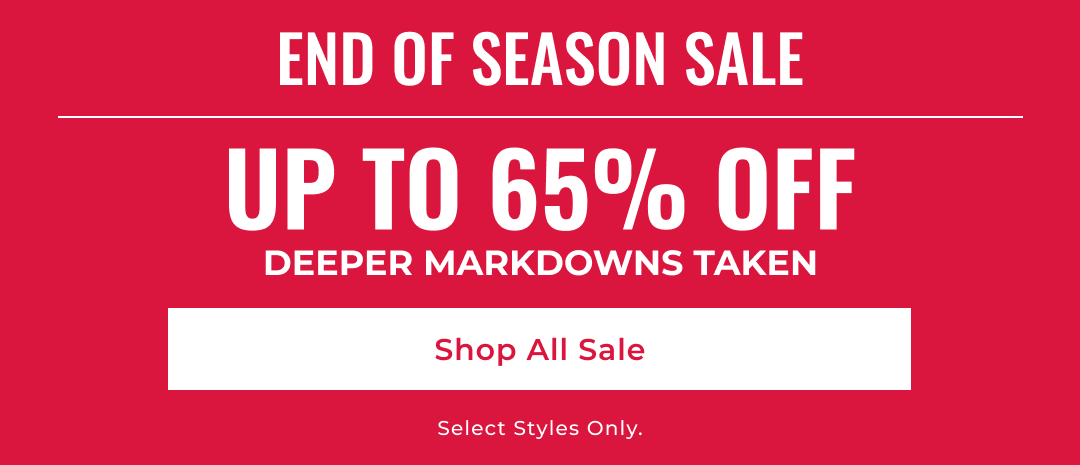 End Of Season Sale Up To 65%