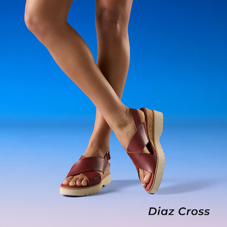 Shop Diaz Cross Burnt Orange Leather