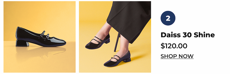 Shop Daiss 30 Shine Black Patent