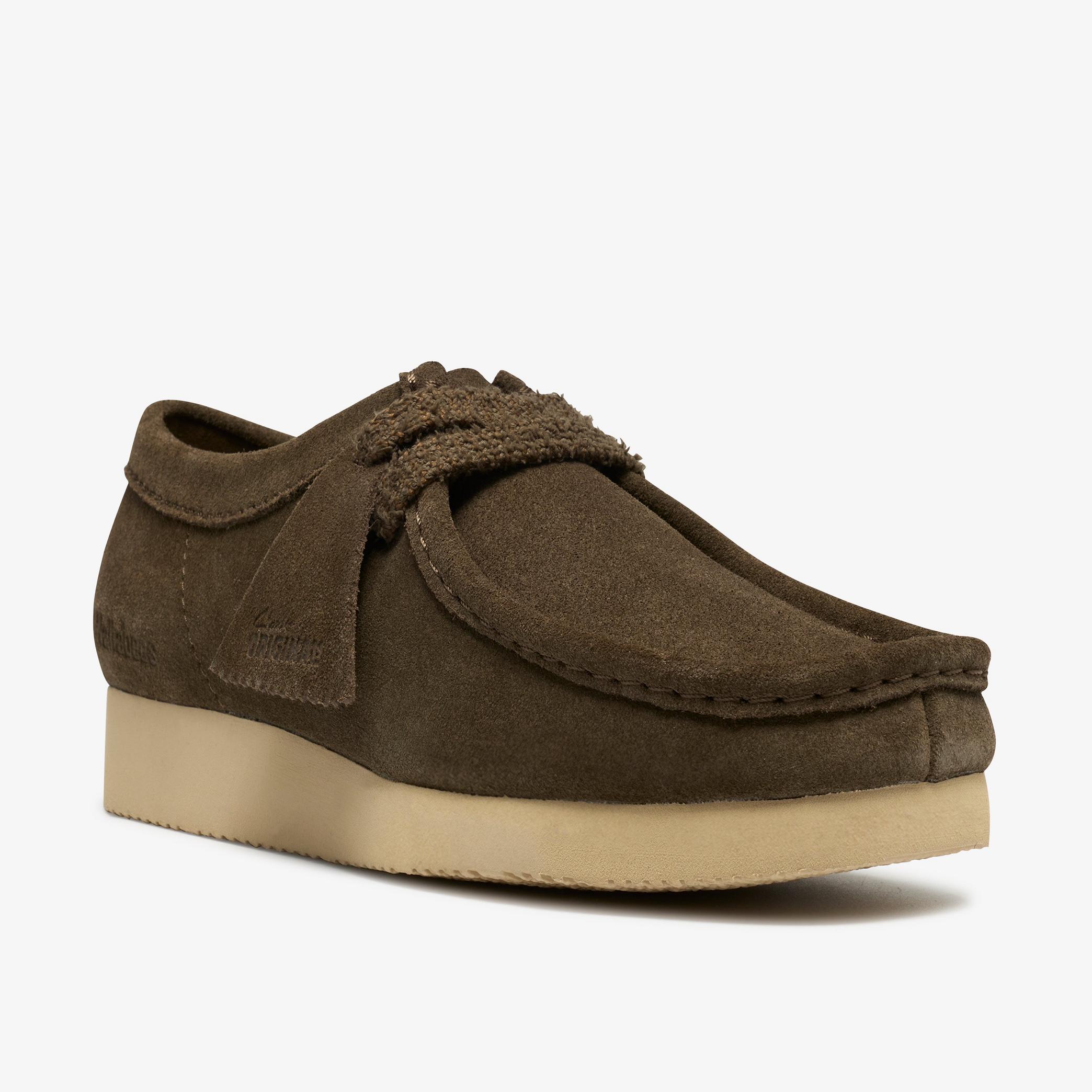 Wallabee Lite Dark Olive Suede