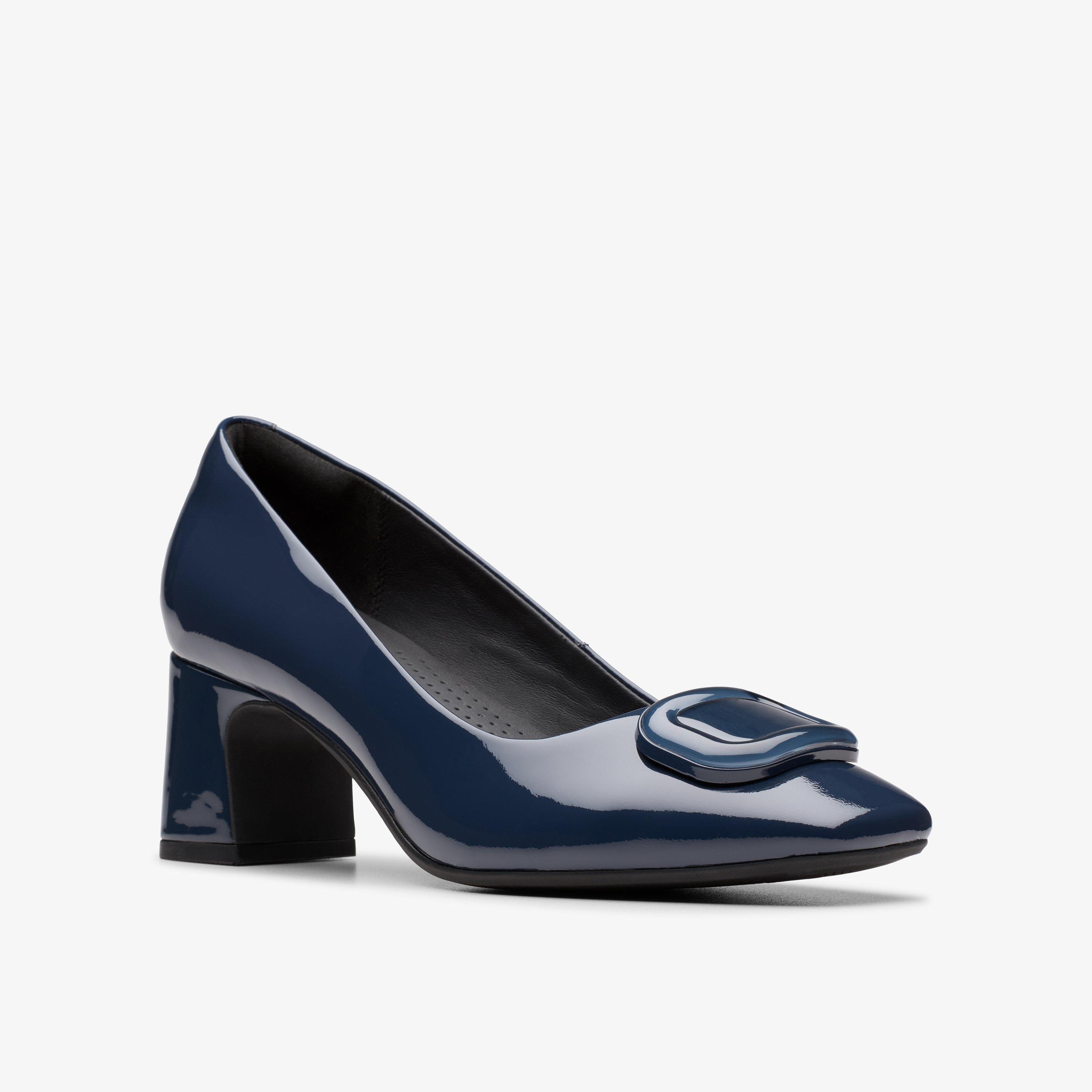 Fernie Trim Navy Patent