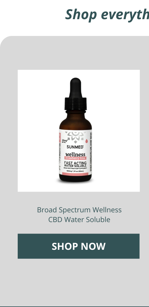 Broad Spectrum Wellness CBD Water Soluble