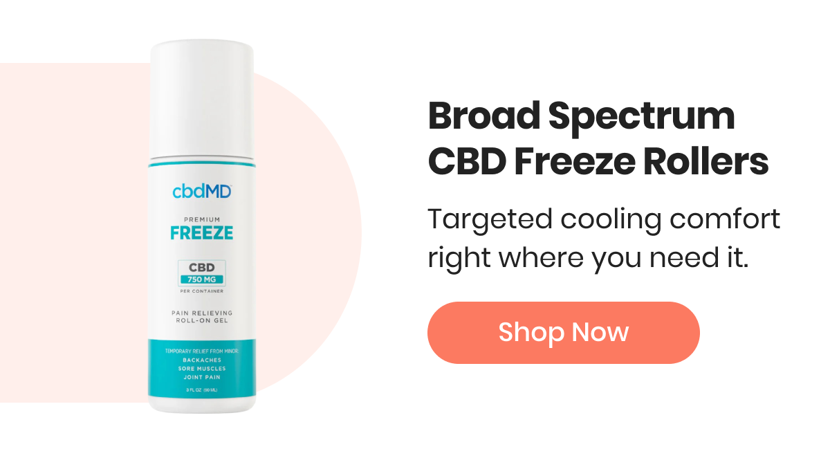 Broad Spectrum CBD Freeze Rollers
