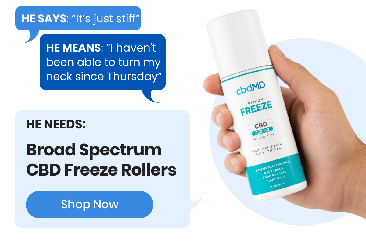 Broad Spectrum CBD Freeze Rollers