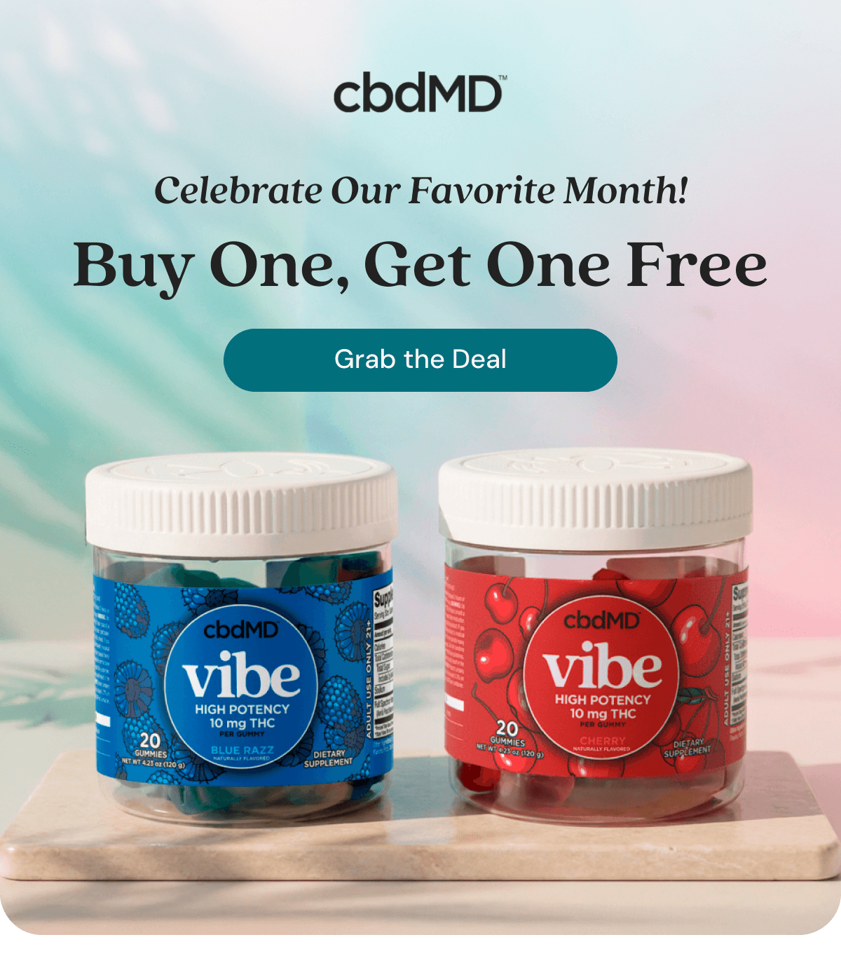 Celebrate Our Favorite Month! Buy One, Get One Free