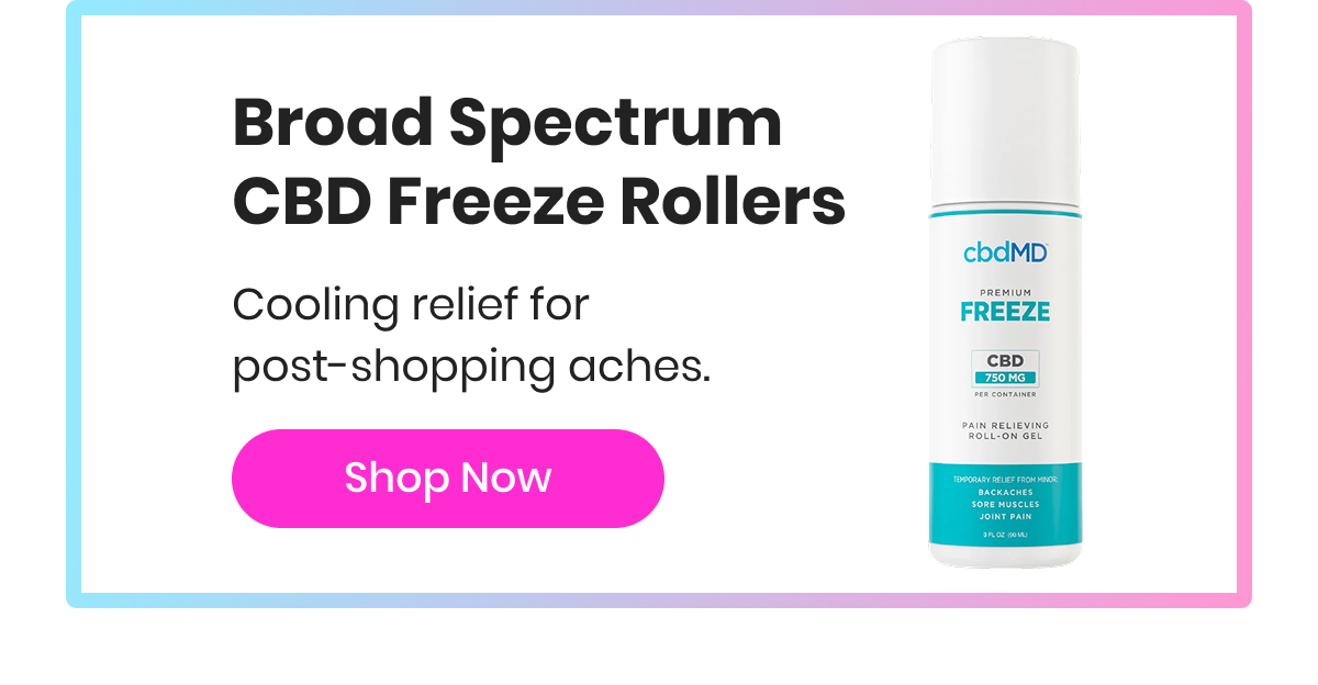 Broad Spectrum CBD Freeze Rollers