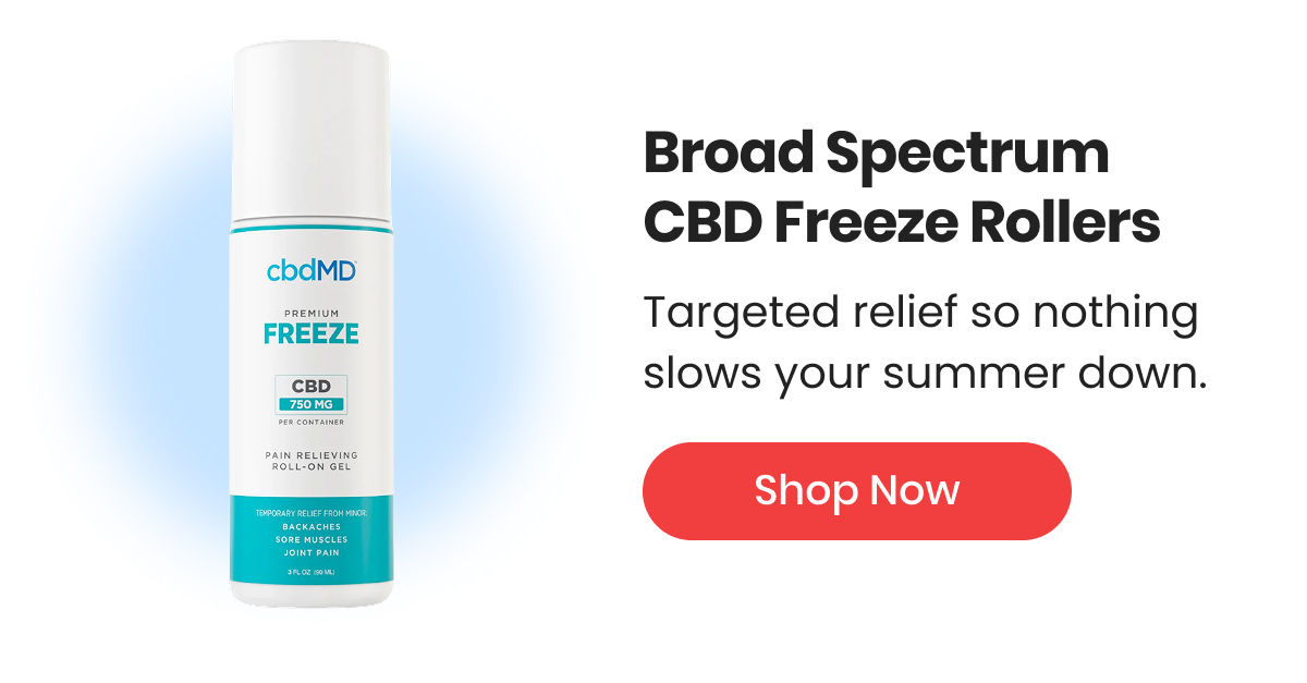 Broad Spectrum CBD Freeze Rollers