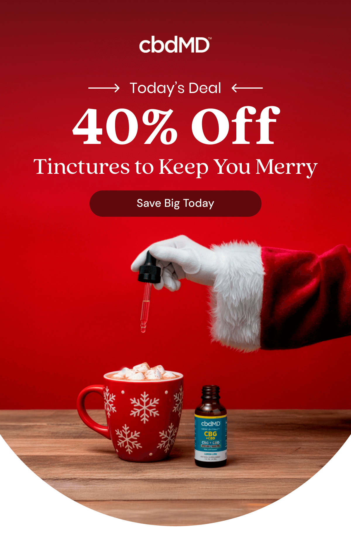 Today’s Deal 40% Off Tinctures to Keep You Merry