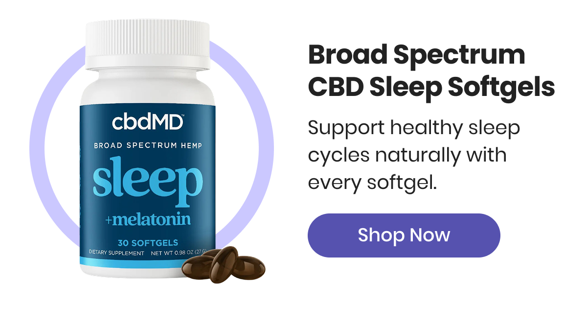 Broad Spectrum CBD Sleep Softgels