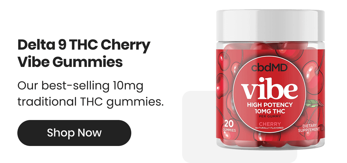 Delta 9 THC Cherry Vibe Gummies