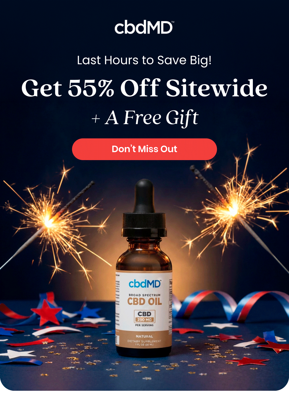 Final Days to Save! Get 55% Off Sitewide + A Free Gift