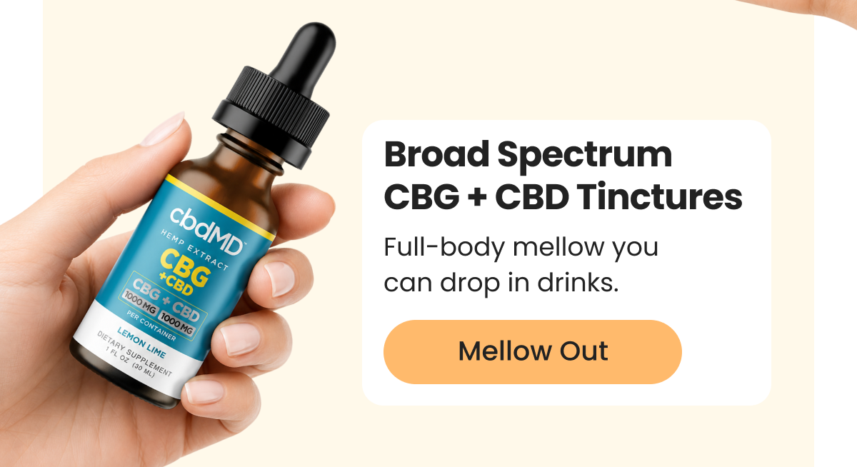 Broad Spectrum CBG + CBD Tinctures