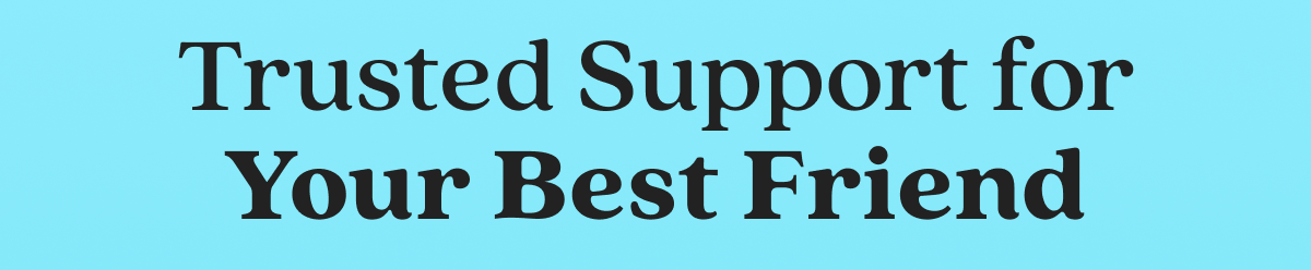 Trusted Support for Your Best Friend