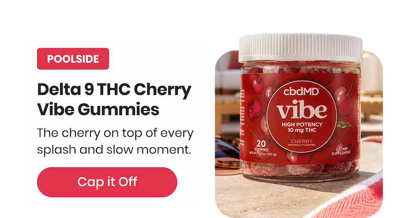 Delta 9 THC Cherry Vibe Gummies