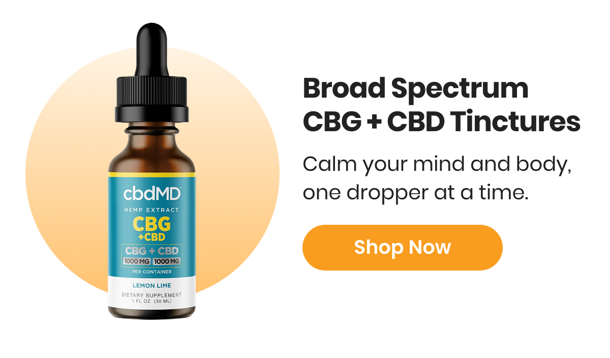 Broad Spectrum CBG + CBD Tinctures