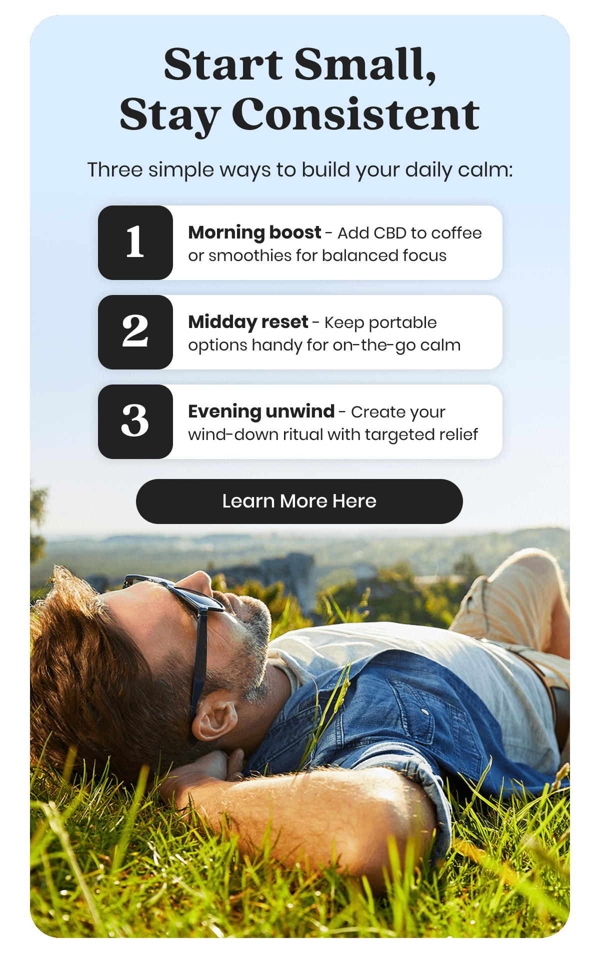 Start Small, Stay Consistent
