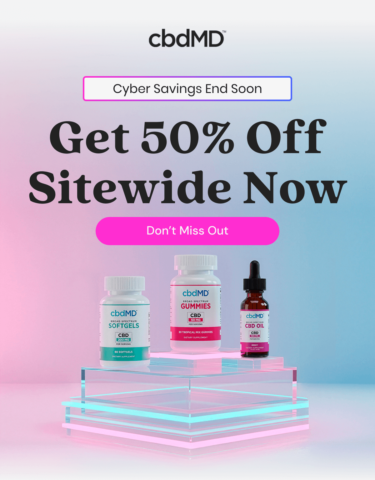 Cyber Savings End Soon Get 50% Off Sitewide Now
