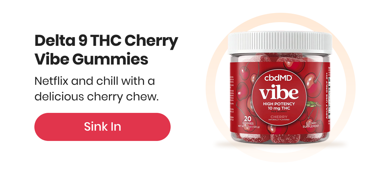 Delta 9 THC Cherry Vibe Gummies