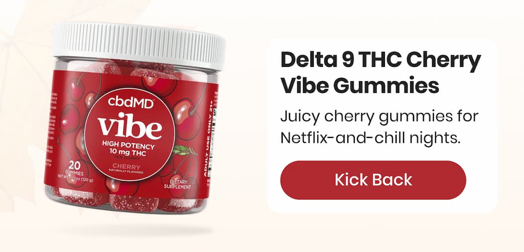 Delta 9 THC Cherry Vibe Gummies