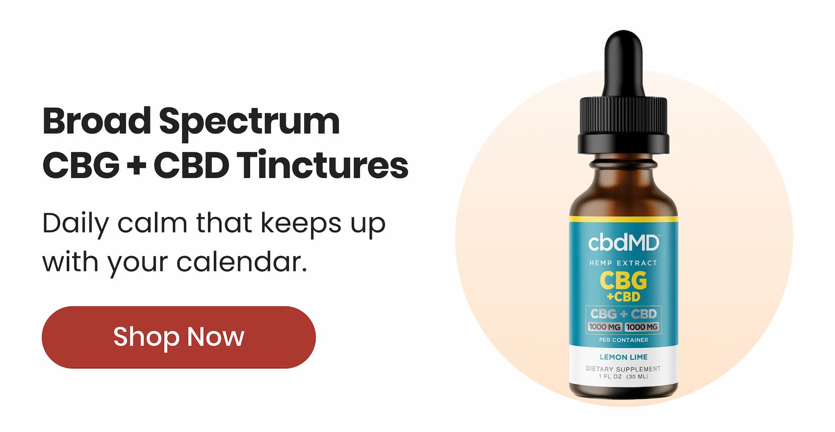 Broad Spectrum CBG + CBD Tinctures