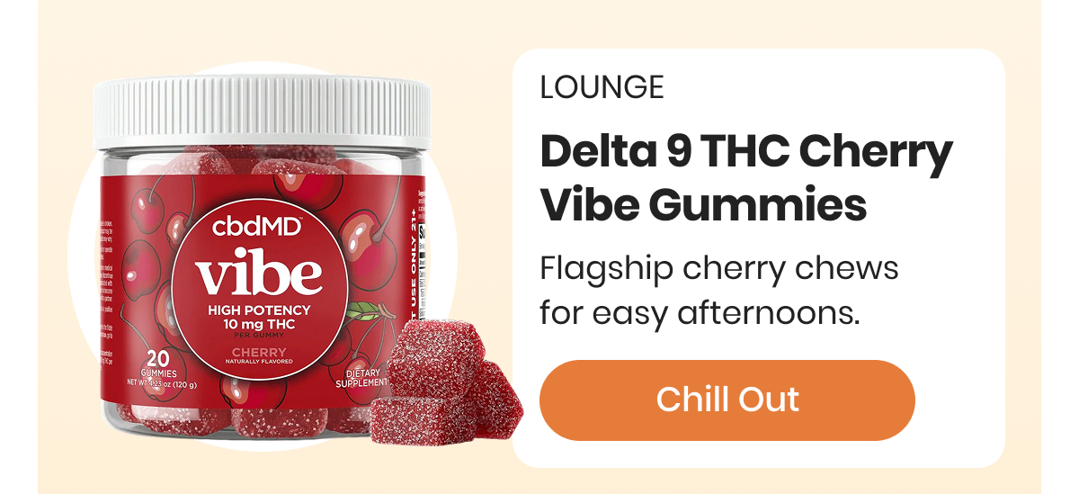 Delta 9 THC Cherry Vibe Gummies