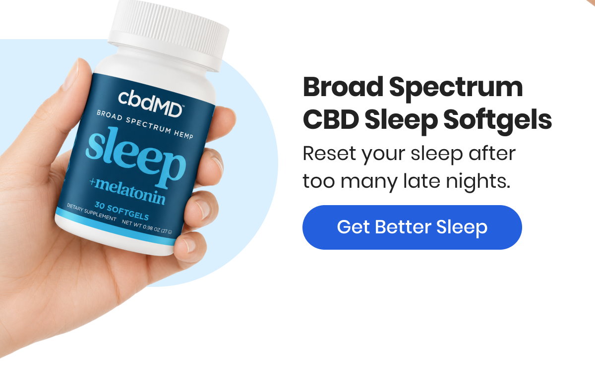 Broad Spectrum CBD Sleep Softgels