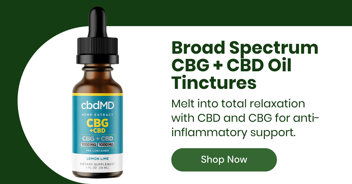 Broad Spectrum CBG + CBD Oil Tincture