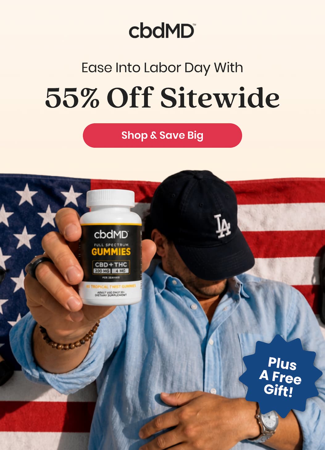 Ease Into Labor Day With 55% Off Sitewide