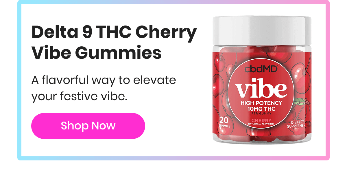 Delta 9 THC Cherry Vibe Gummies
