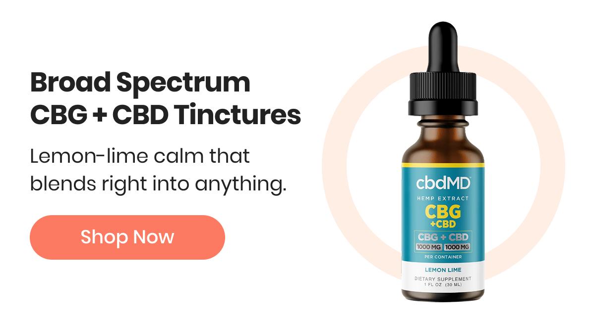Broad Spectrum CBG + CBD Tinctures