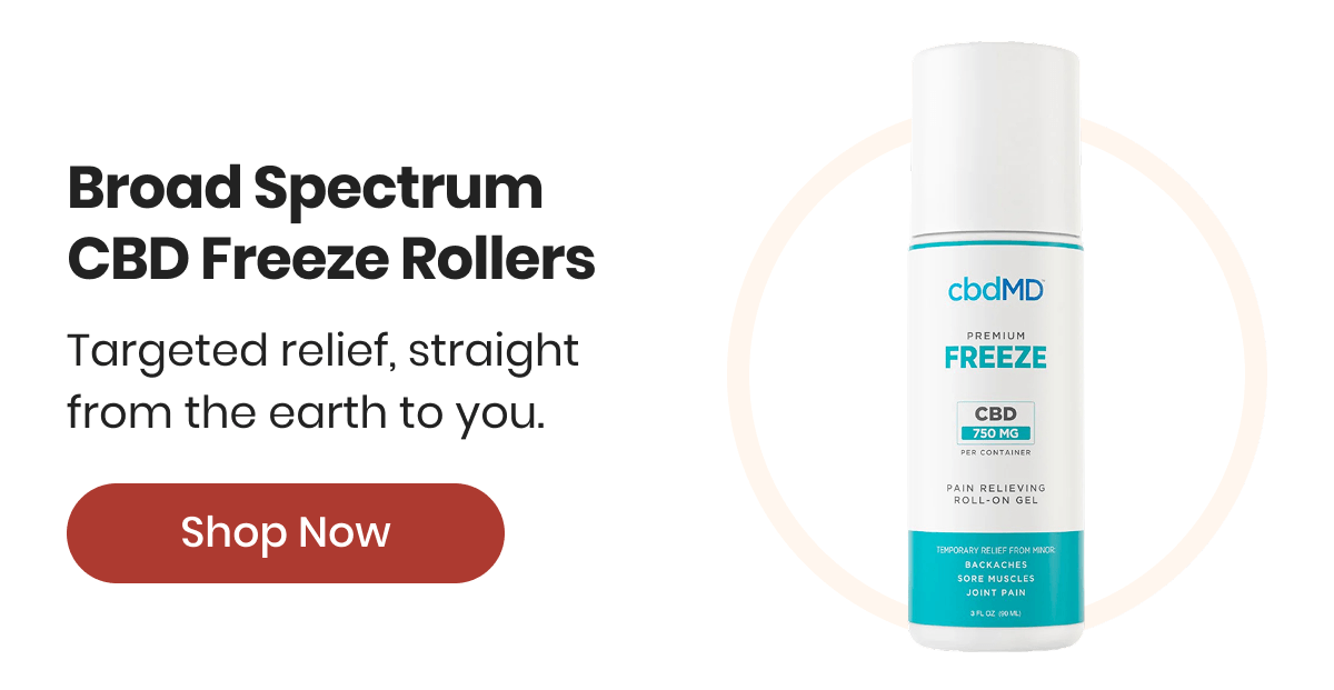 Broad Spectrum CBD Freeze Rollers