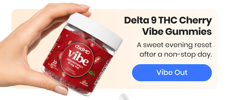 Delta 9 THC Cherry Vibe Gummies