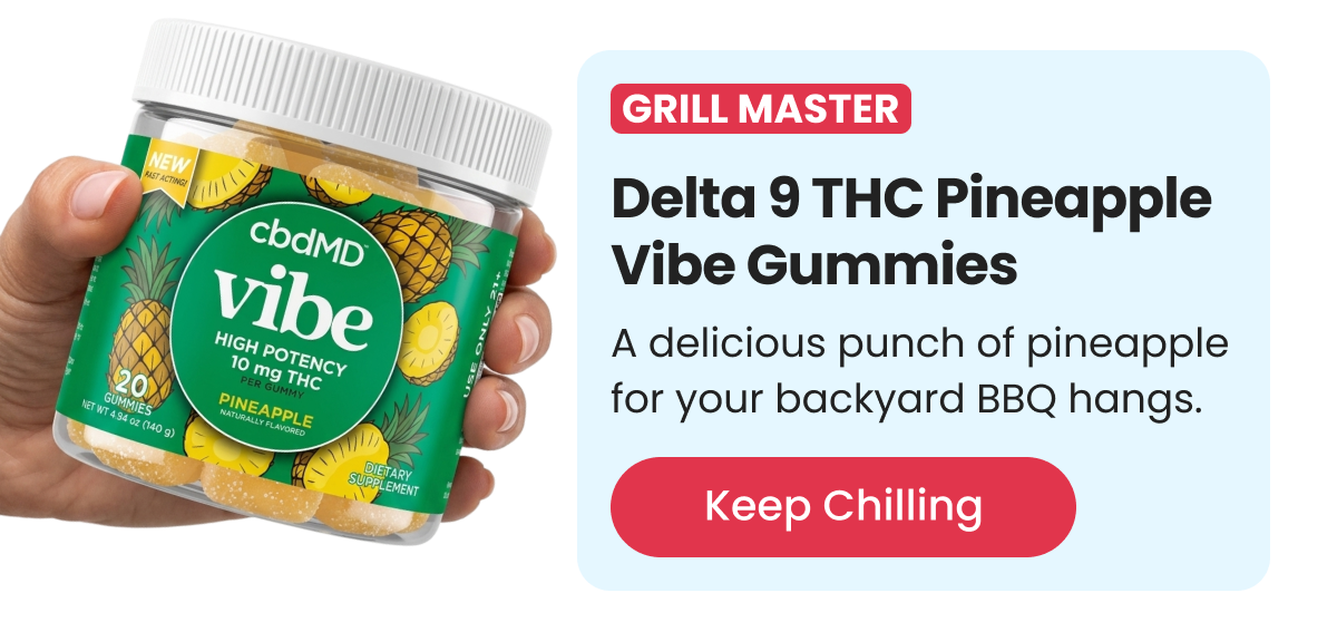 Delta 9 THC Pineapple Vibe Gummies