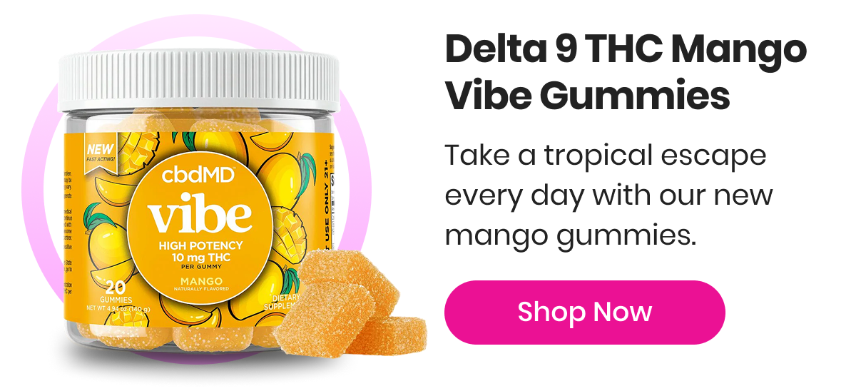 Delta 9 THC Mango Vibe Gummies