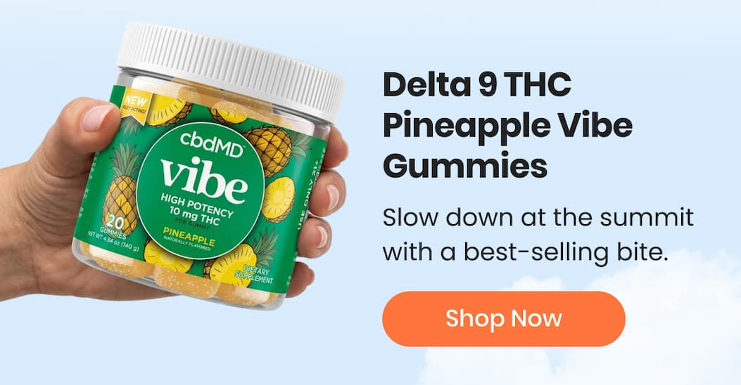 Delta 9 THC Pineapple Vibe Gummies