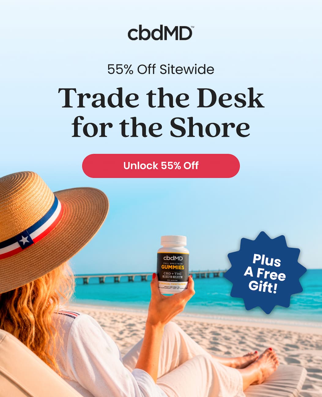 55% Off Sitewide Trade the Desk for the Shore