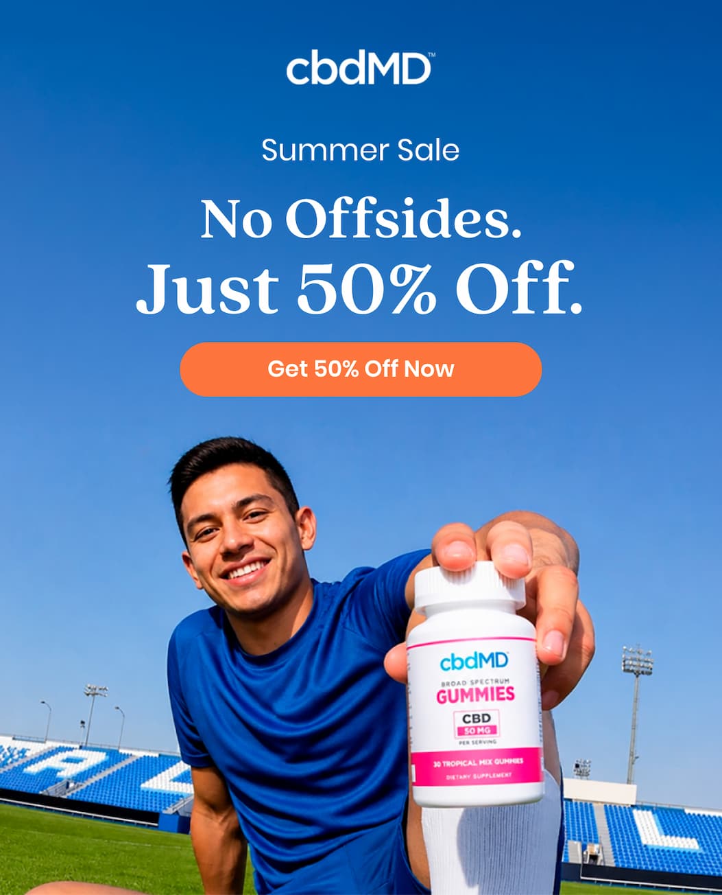 Summer Sale No Offsides. Just 50% Off.