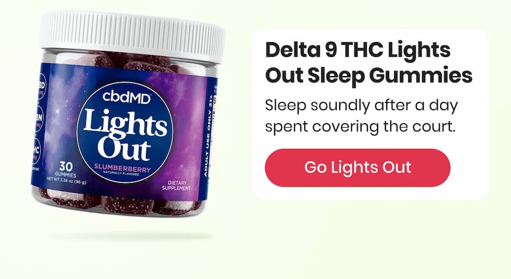 Delta 9 THC Lights Out Sleep Gummies