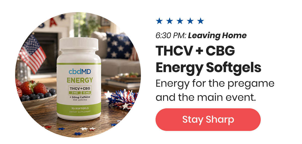 THCV + CBG Energy Softgels