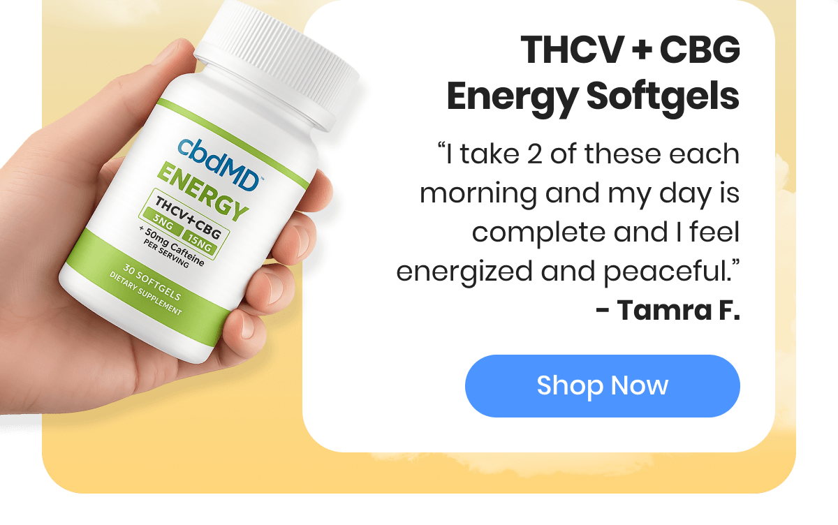 THCV + CBG Energy Softgels