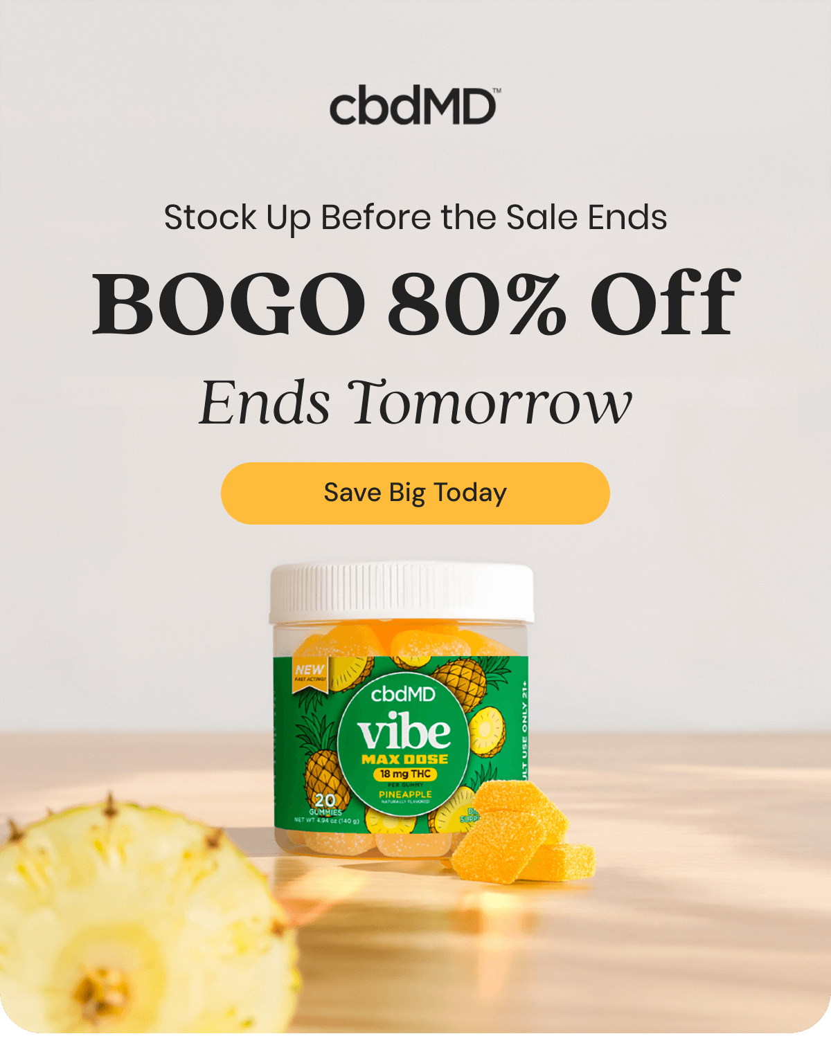 Stock Up Before the Sale Ends BOGO 80% Off Ends Tomorrow