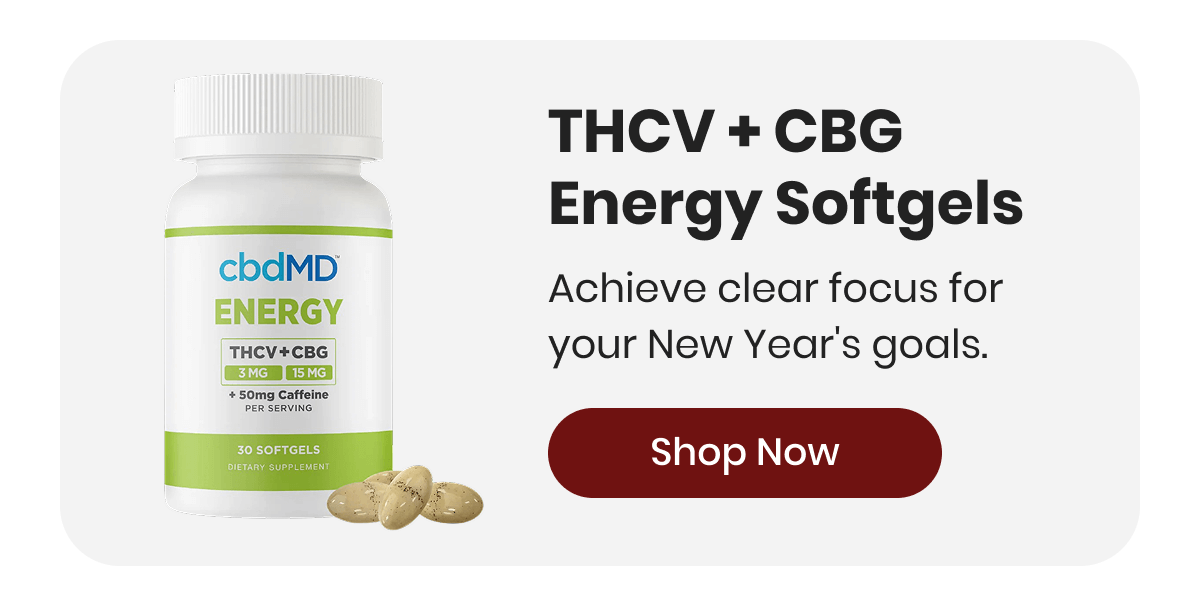 THCV + CBG Energy Softgels
