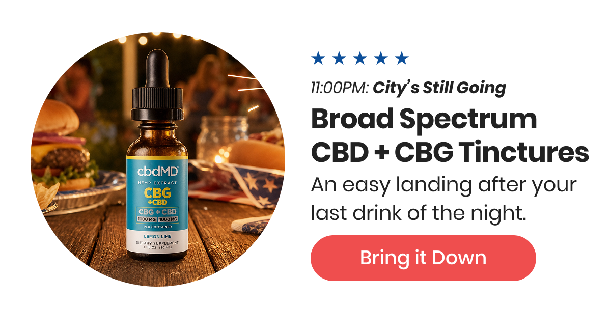 Broad Spectrum CBD + CBG Tinctures
