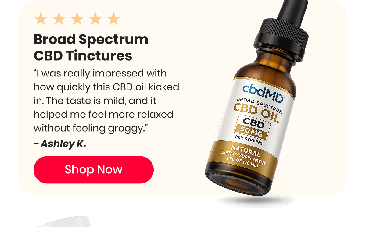 Broad Spectrum CBD Tinctures