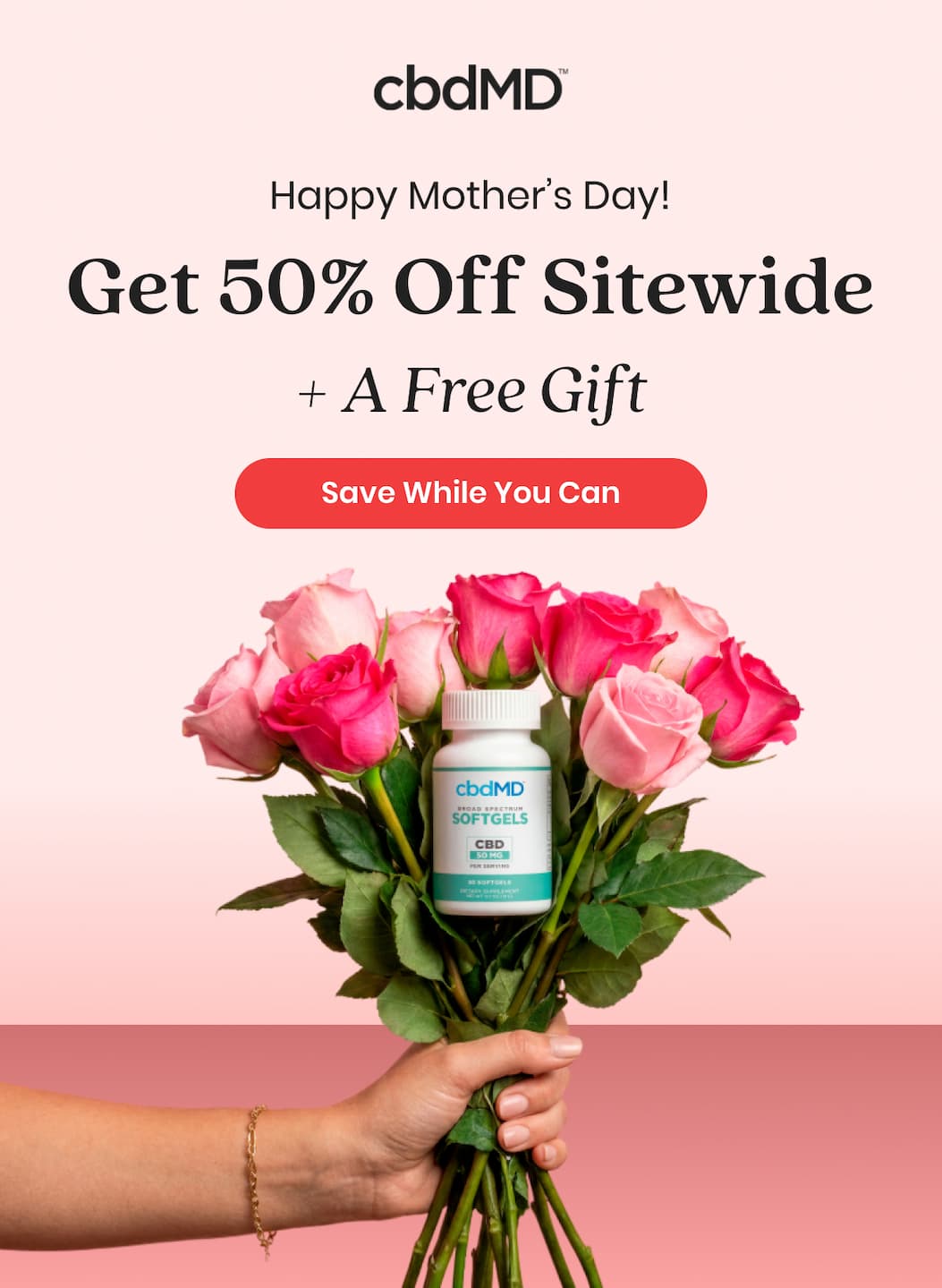 Happy Mother’s Day! Get 50% Off Sitewide + A Free Gift