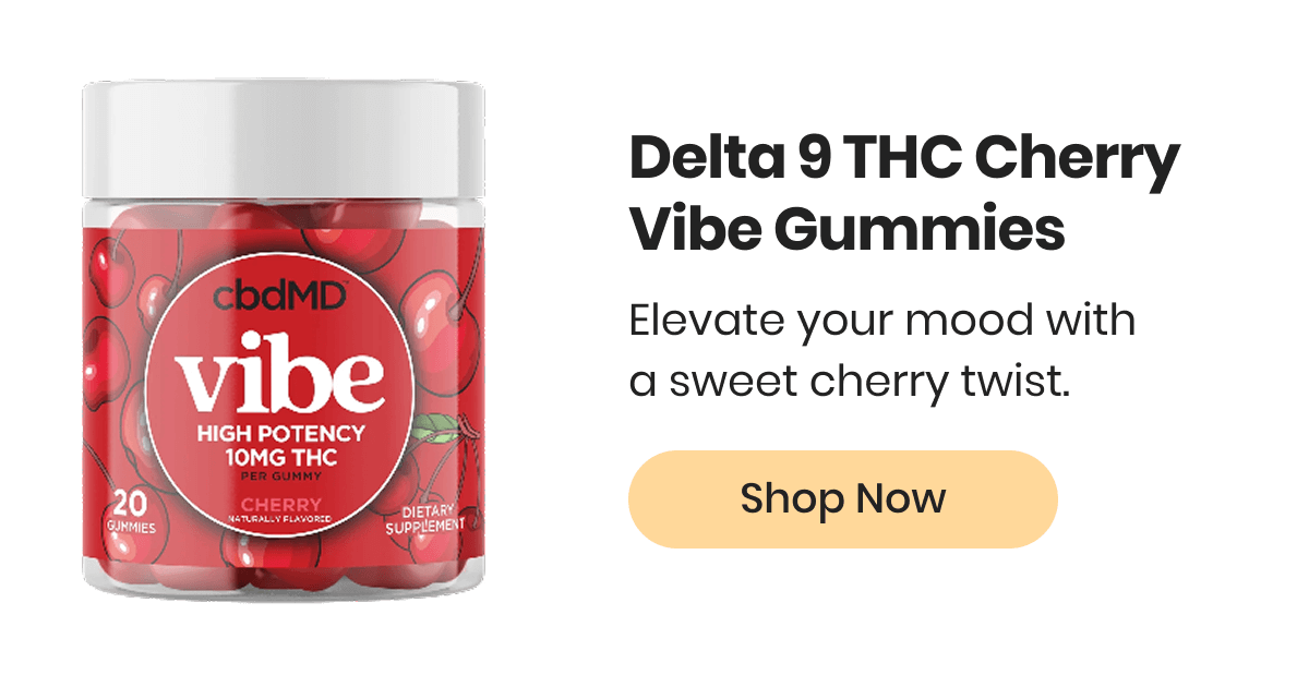 Delta 9 THC Cherry Vibe Gummies